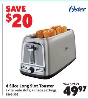 Home Hardware 4 slice long slot toaster offer