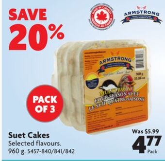 Home Hardware Suet cakes offer