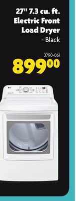 Home Hardware 27" 7.3 cu. ft. electric front load dryer offer