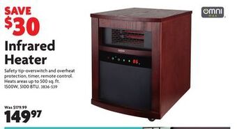 Home Hardware Infrared heater offer