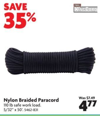 Home Hardware Nylon braided paracord offer