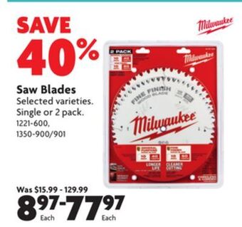 Home Hardware Saw blades offer