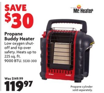 Home Hardware Propane buddy heater offer