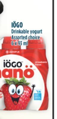 Marché Adonis Iögo drinkable yogurt offer