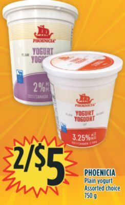 Marché Adonis Phoenicia plain yogurt offer
