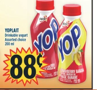 Marché Adonis Yoplait drinkable yogurt offer