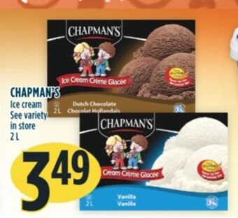 Marché Adonis Chapman's ice cream offer