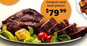 Marché Adonis Cooked roast beef platter offer