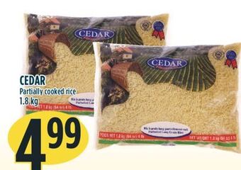 Marché Adonis Cedar partially cooked rice offer