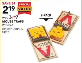 RONA Ekco 2-pack mouse traps offer