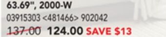 RONA Stelpro "prima" baseboard heater 63.69" offer