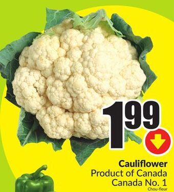 FreshCo Cauliflower product of canada canada no. 1 offer