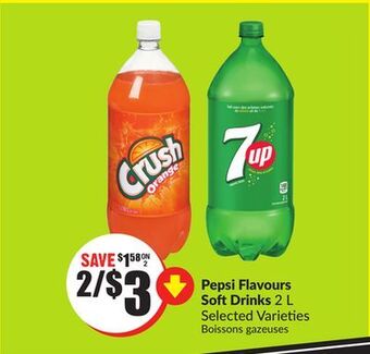 FreshCo Pepsi flavours soft drinks offer