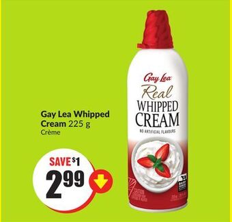 FreshCo Gay lea whipped cream offer