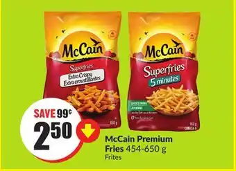 FreshCo Maccain premium fries 454-650 g offer