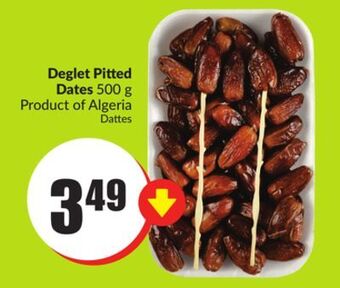 FreshCo Deglet pitted dates 500 g product of algeria offer