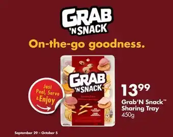 FreshCo Grab'n snack sharing tray offer