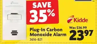 Home Hardware Plug-in carbon monoxide alarm offer