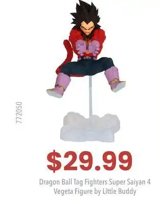 GameStop Dragon ball tag fighters super saiyan 4 vegeta figure by little buddy offer