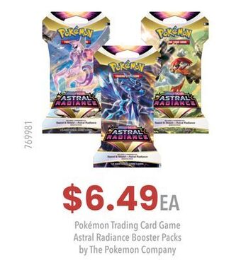 GameStop Pokemon tcg astral radiance booster pack - one variation chosen at random offer