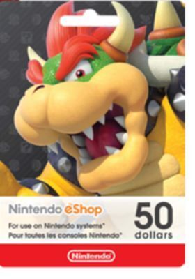 GameStop Nintendo eshop digital card $50 offer