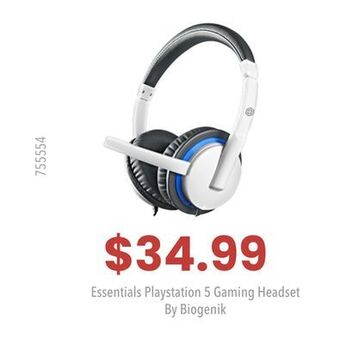 GameStop Biogenik essentials playstation 5 gaming headset offer