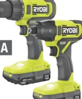 Home Depot Ryobi® 18v one+™ a drill and impact driver kit offer
