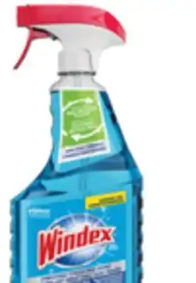 Walmart Windex original blue glass and window cleaner, bottles made from 100% recycled plastic, 950ml offer