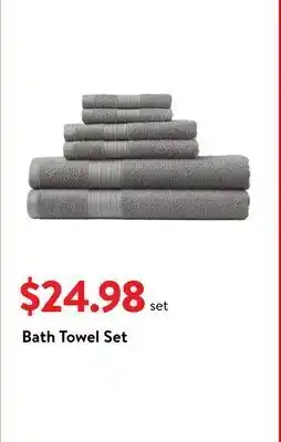 Walmart Bath towel set offer
