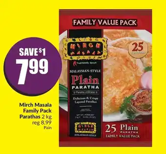 FreshCo Mirch masala family pack parathas offer