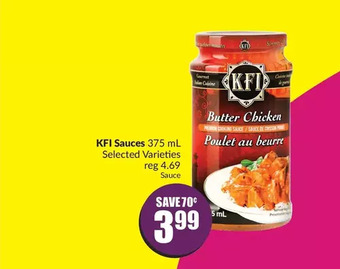 FreshCo Kfi sauces offer