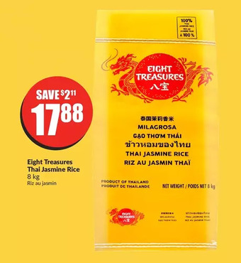 FreshCo Eight treasures thai jasmine rice offer