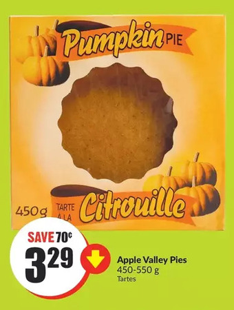 FreshCo Apple valley pies offer