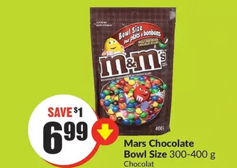 FreshCo Mars chocolate bowl size offer