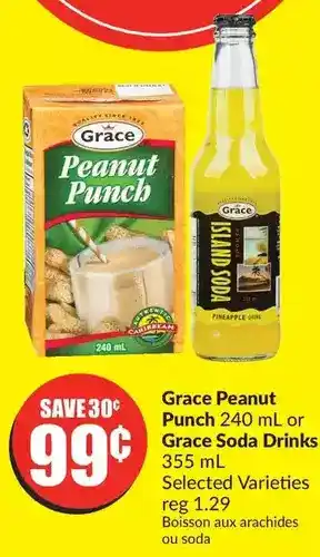 FreshCo Grace peanut punch or grace soda drinks offer
