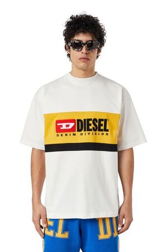 Diesel Striped t-shirt with logo offer