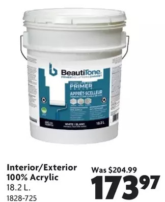 Home Hardware Primer sealer: interior/exterior 100% acrylic offer