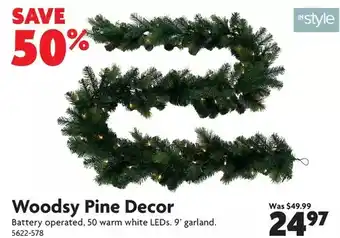 Home Hardware Woodsy pine decor offer