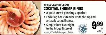 Farm Boy Cocktail shrimp rings offer