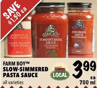 Farm Boy Farm boy sow-simmered pasta sauce offer
