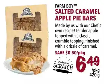 Farm Boy Farm boy salted caramel apple pie bars offer