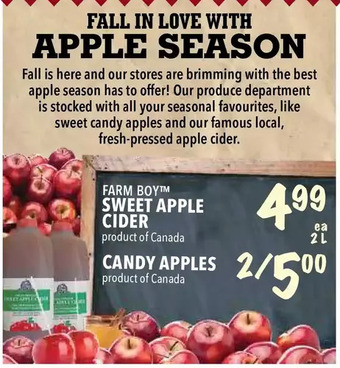 Farm Boy Farm boy sweet apple cider offer
