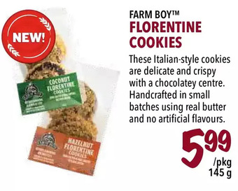 Farm Boy Farm boy florentine cookies offer