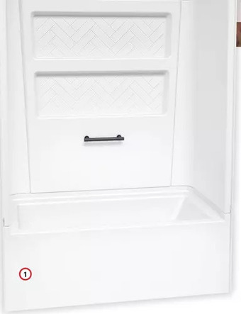 Home Hardware 4 pc. conekt system: tub & shower offer