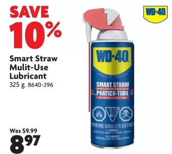 Home Hardware Smart straw multi-use lubricant offer