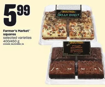 Loblaws Farmer's market squares offer