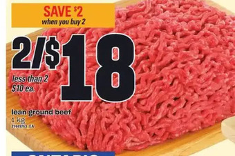 Loblaws Lean ground beef offer