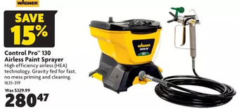 Home Hardware Control pro 130 airless paint sprayer offer