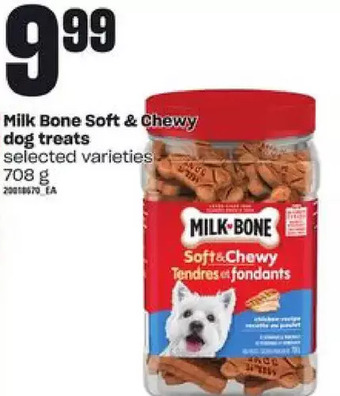 Loblaws Milk bone soft & chewy dog treats offer