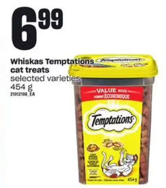 Loblaws Whiskas temptations cat treats offer